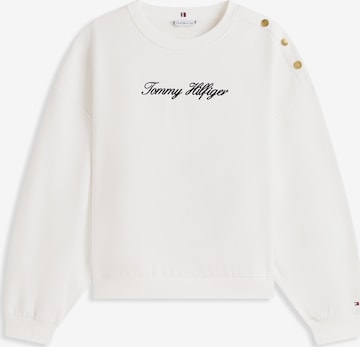 Felpa di Tommy Hilfiger Curve in bianco: frontale