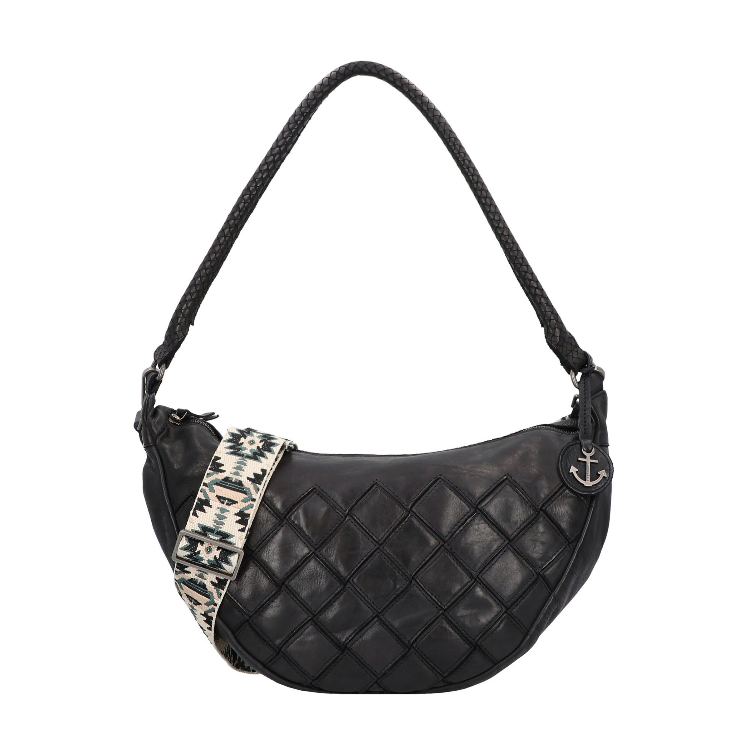 Borsa a spalla 'Maelia ' di Harbour 2nd in nero: frontale