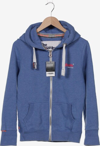 Superdry Kapuzenpullover L in Blau: predná strana