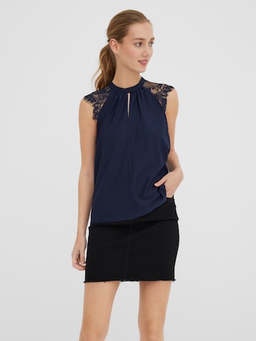 VERO MODA Blouse in Blue: front