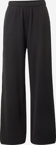 HOLLISTER Szeroka nogawka Spodnie w kolorze czarny: przód