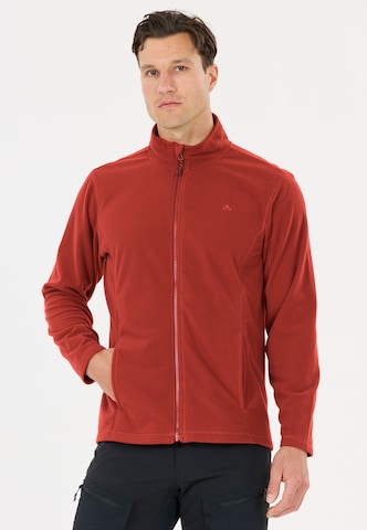 Whistler Athletic fleece jacket 'Romark' in Red: front