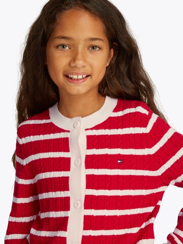 TOMMY HILFIGER Вязаная кофта в Красный