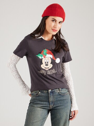 ONLY - Camiseta 'ONLMICKEY' en gris: frente