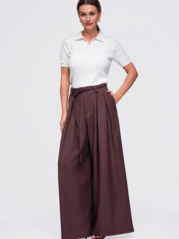 Ombre Regular Trousers in Brown