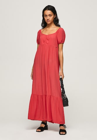 Pepe Jeans - Vestido 'Bernardette' em vermelho