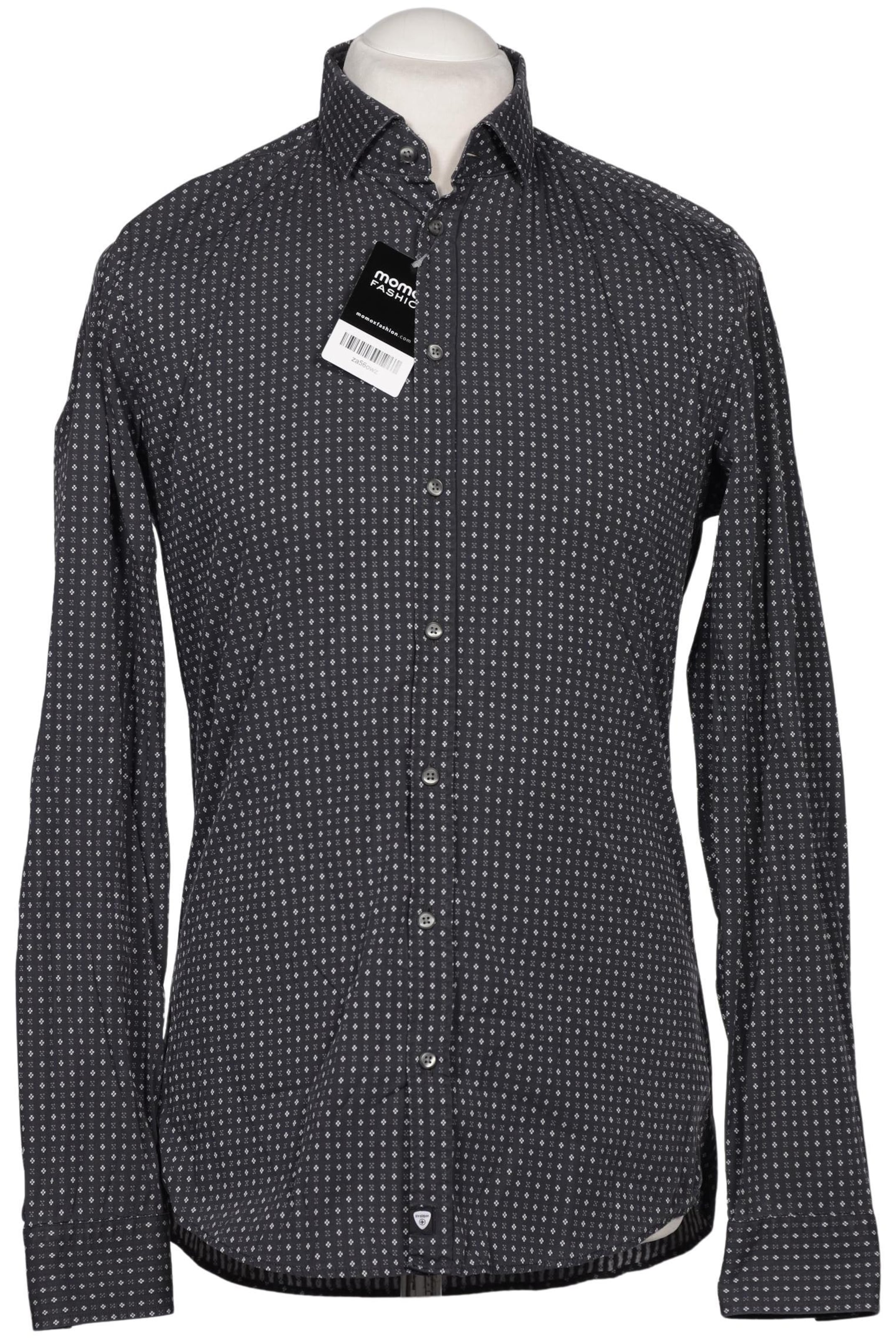 STRELLSON Button Up Shirt in M in Blue: front