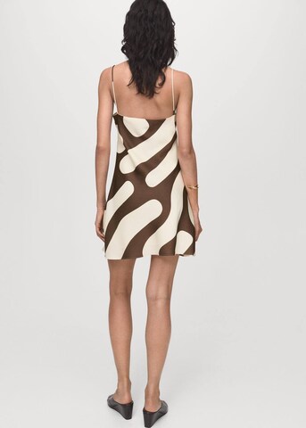 MANGO Kleid 'Just' in Braun