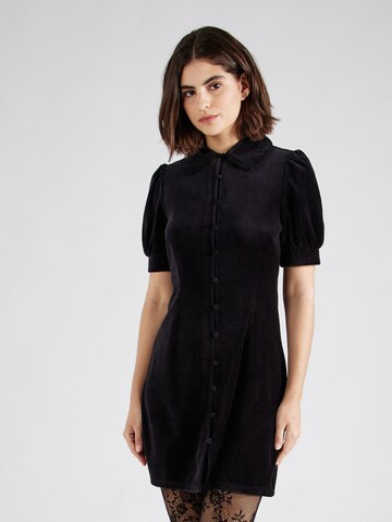 Daahls by Emma Roberts exclusively for ABOUT YOU Shirt Dress 'Valerie' in Black: front