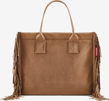 Shopper di REISENTHEL in marrone: frontale