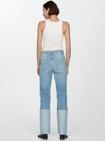MANGO Top 'BALI' in White