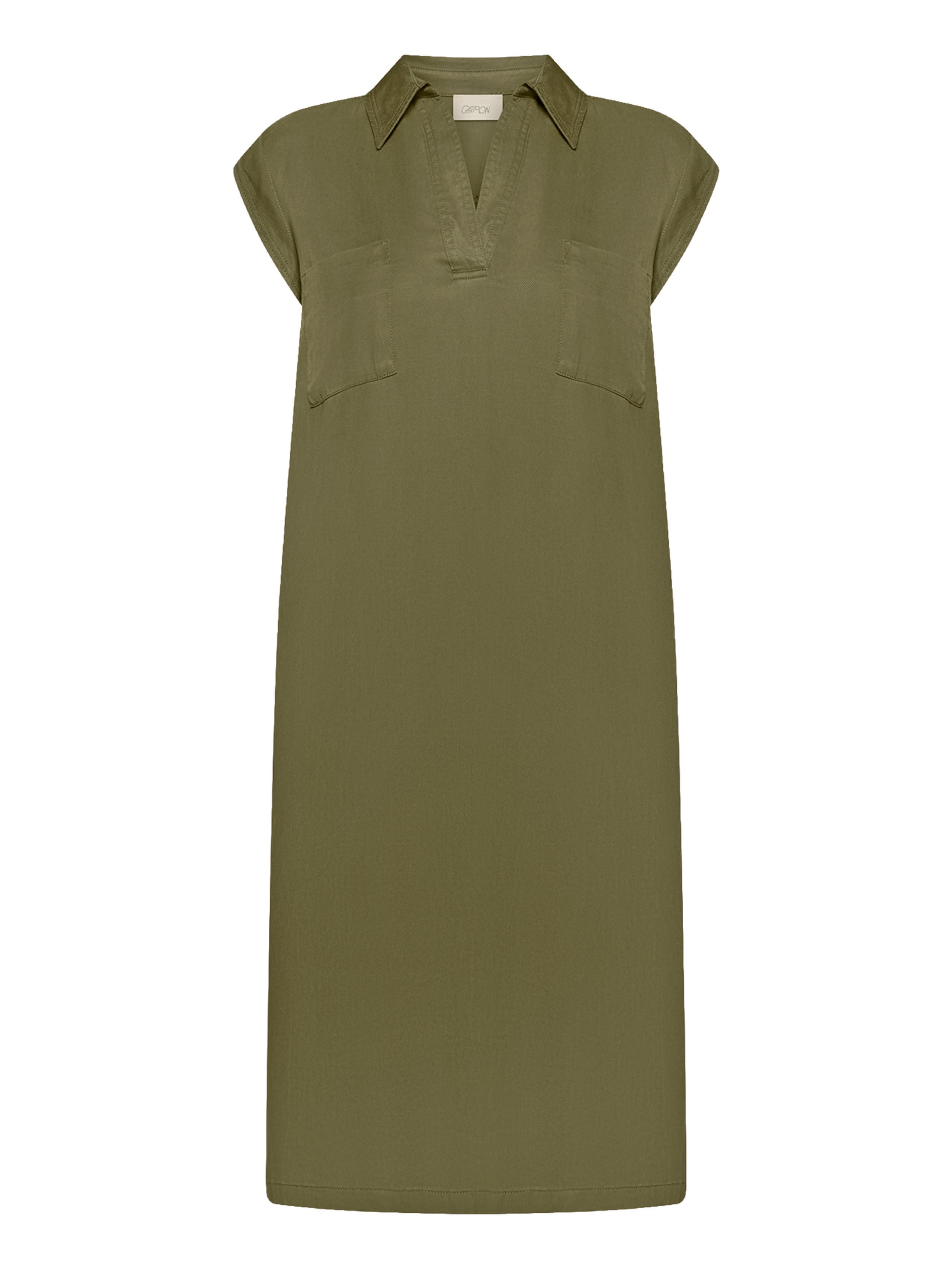 Cartoon Kleid in Grün: Vorderseite