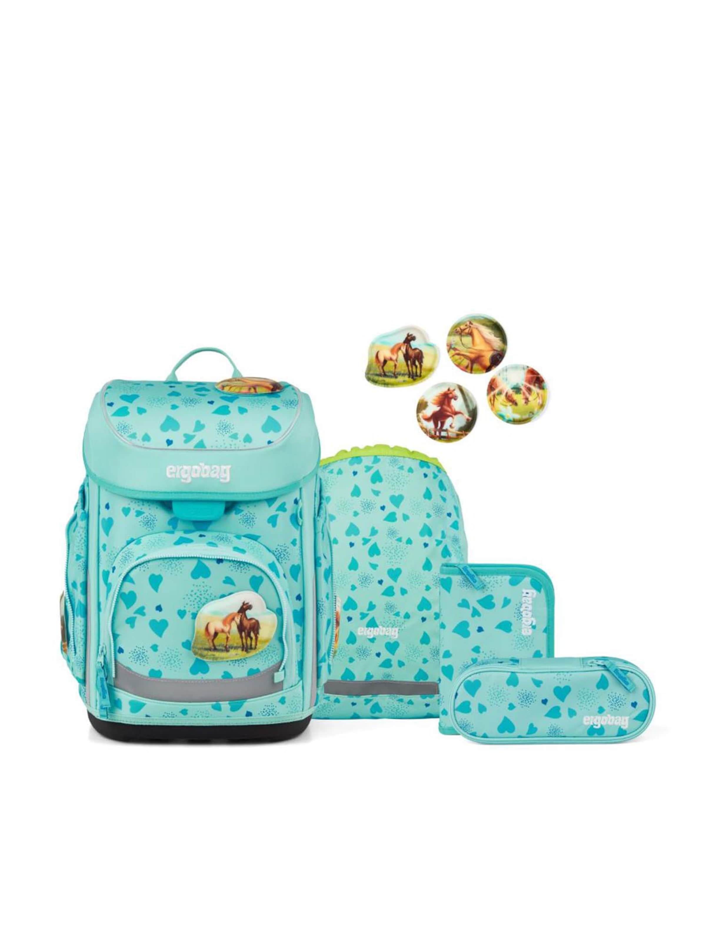 ergobag Backpack 'Set 5tlg. 2026' in Green: front