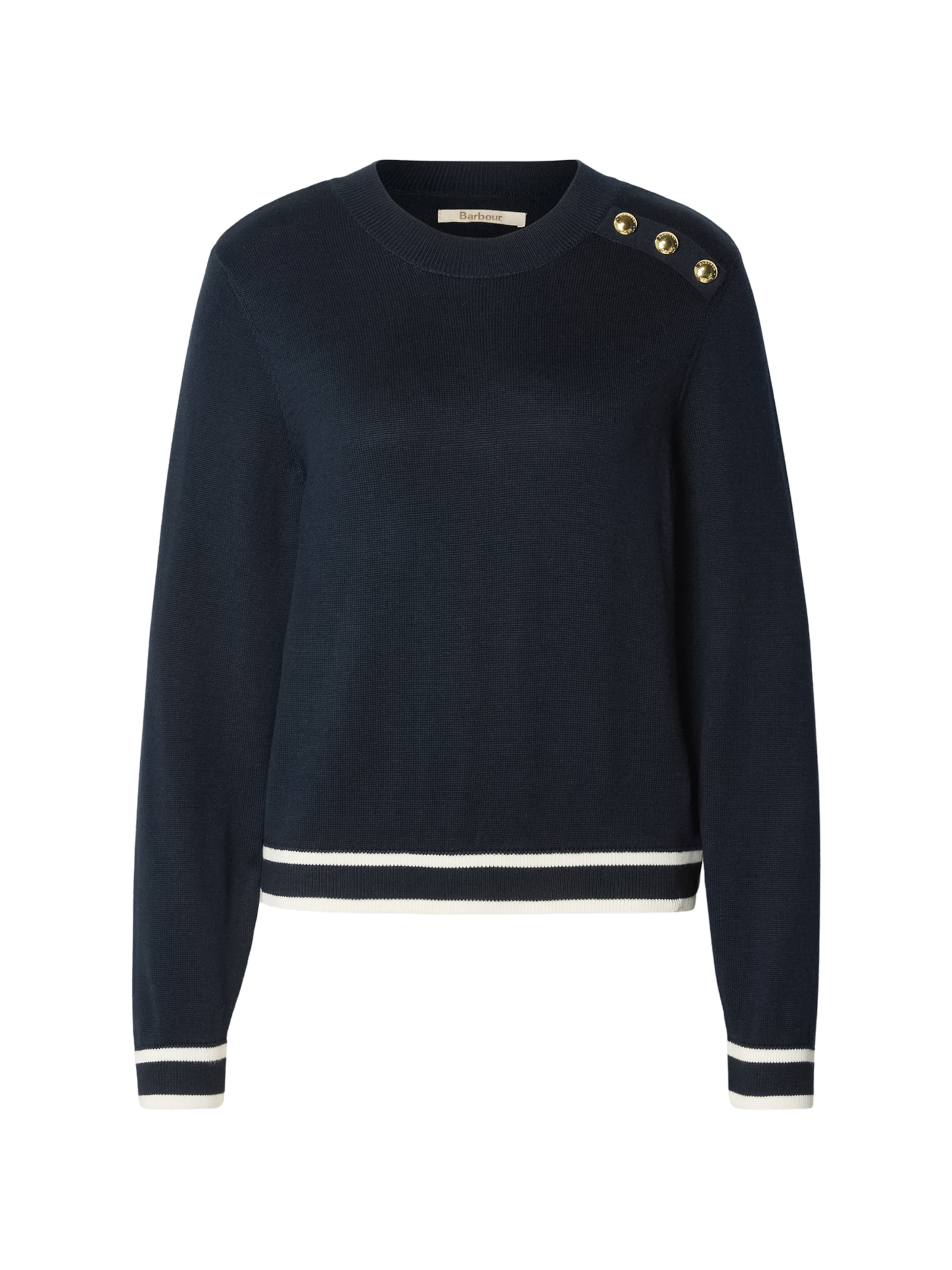 Barbour Svetr 'Avery' – modrá: přední strana