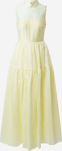 True Decadence فستان سهرة بلون أصفر: الأمام