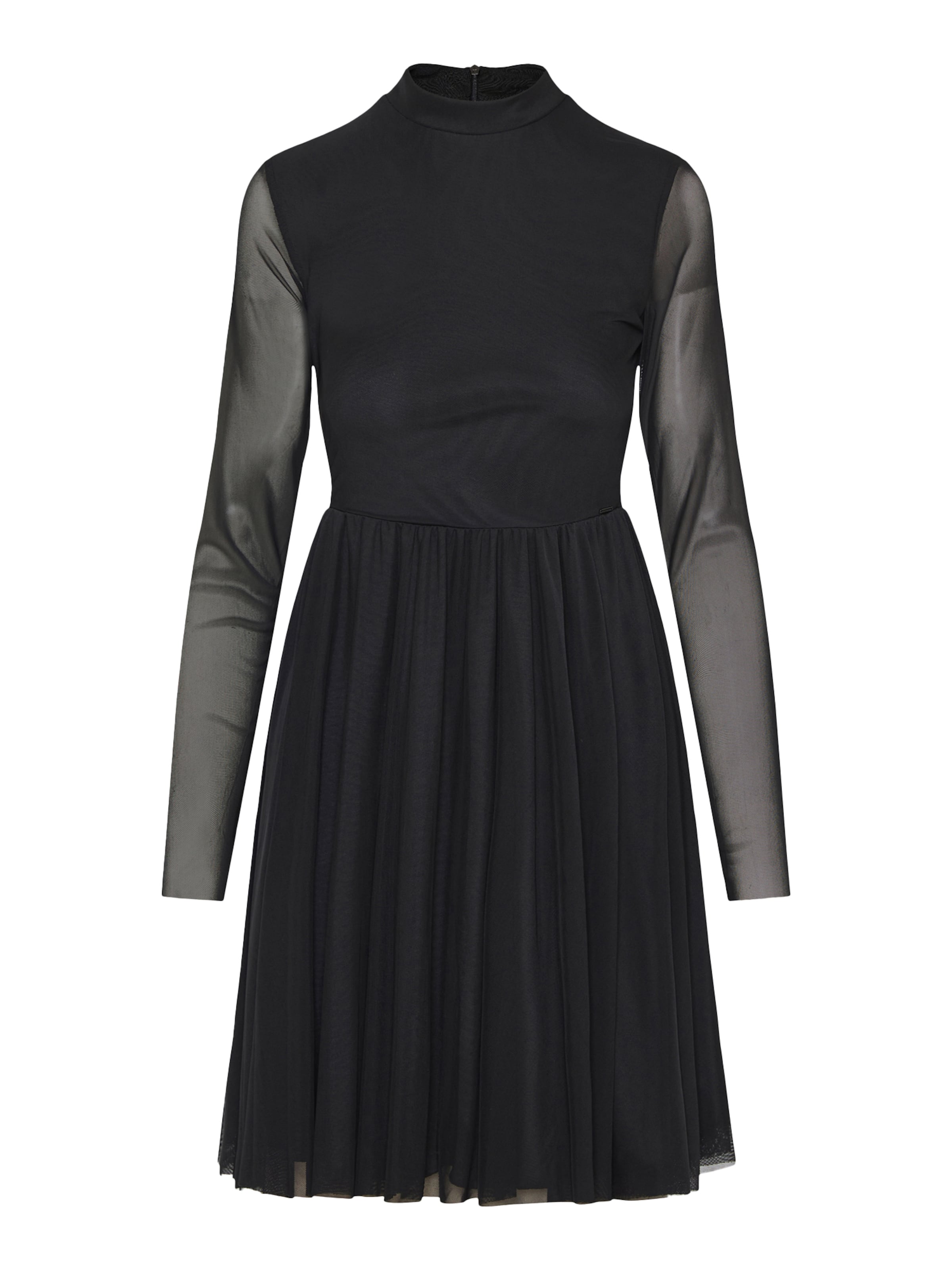 Funky Buddha Dress in Black: front