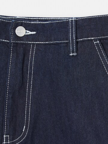 Pull&Bear Loosefit Jeans in Blauw