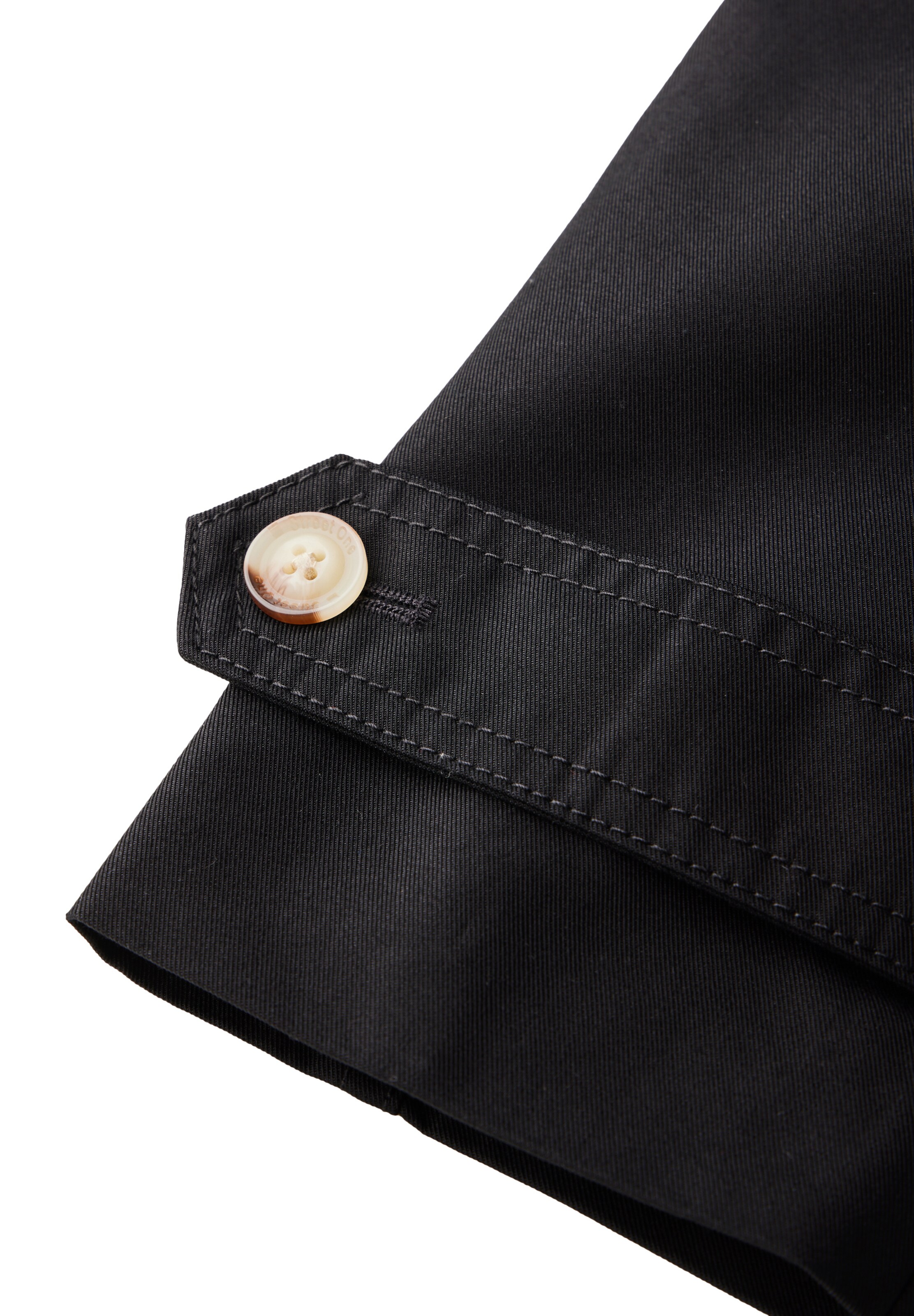 STREET ONE Between-Seasons Coat in Black