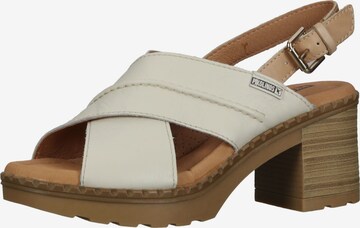 PIKOLINOS Sandals in White: front