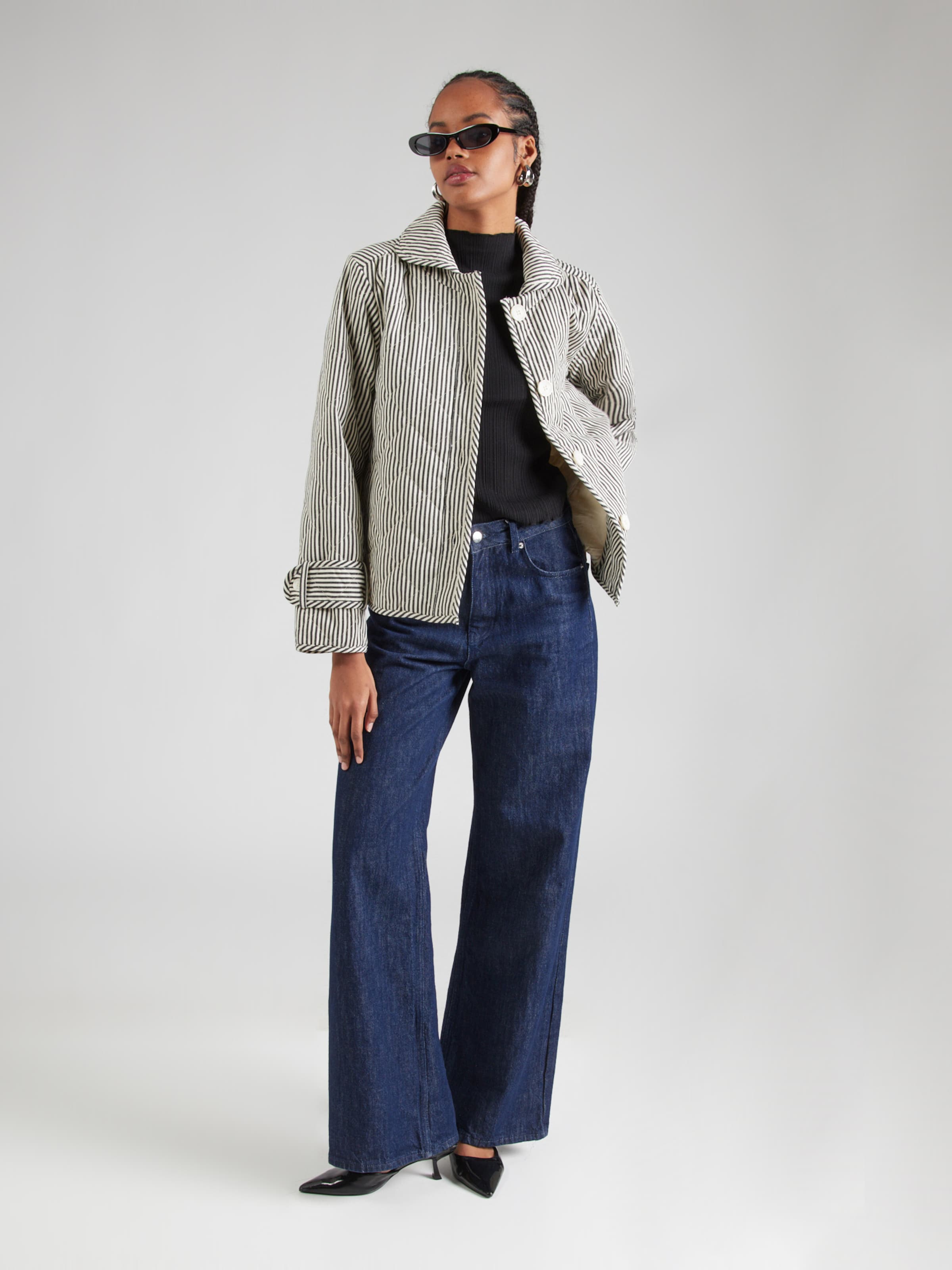 Lollys Laundry Between-Season Jacket 'Viola' in Black | ABOUT YOU