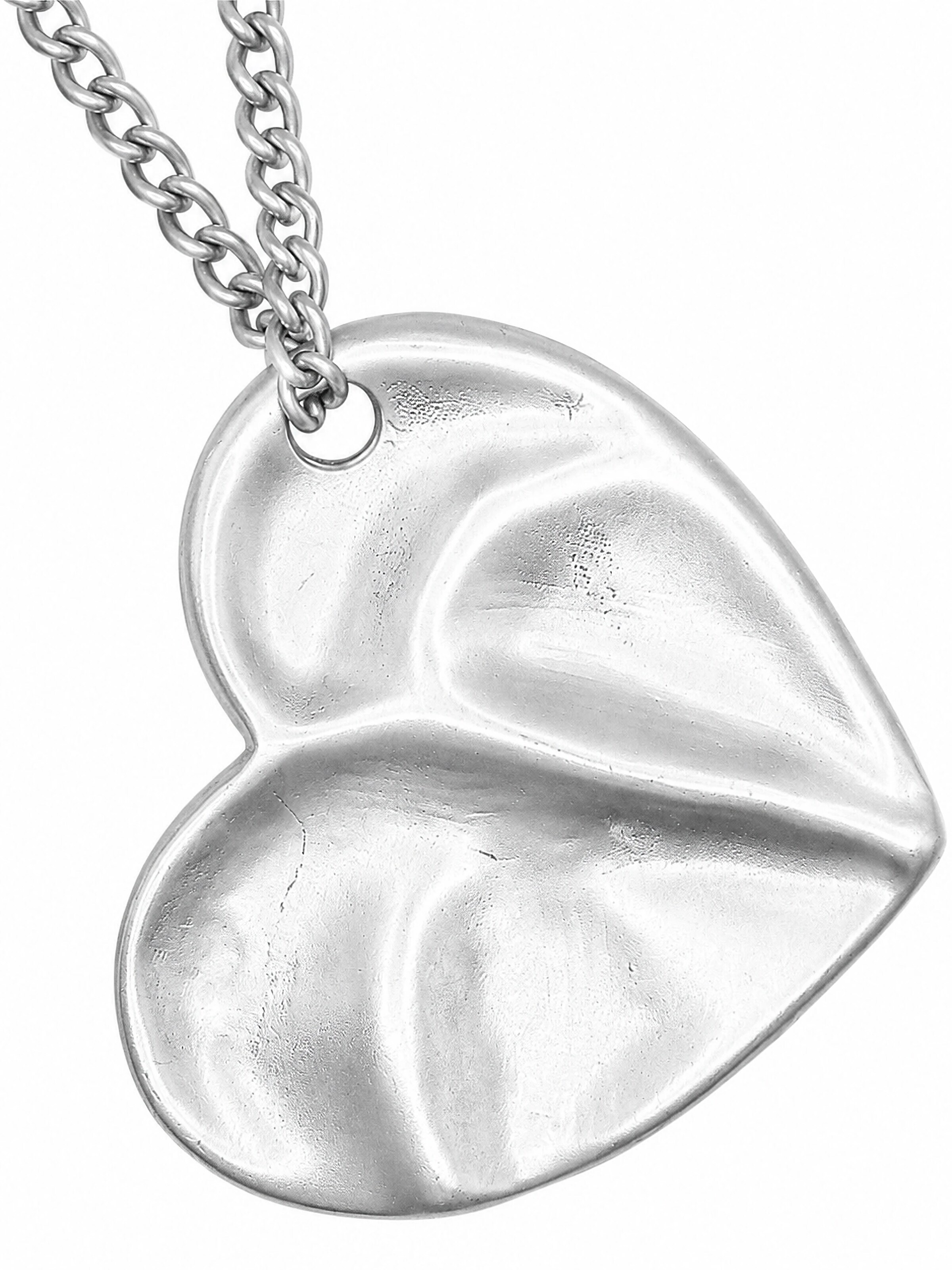 COLLEZIONE ALESSANDRO Necklace 'Cuore' in Silver