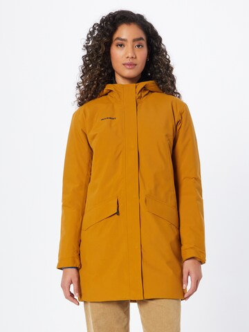 MAMMUT Outdoor Coat 'Chamuera' in Brown: front