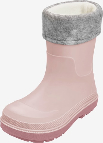 PLAYSHOES Rubber boot in Pink: front