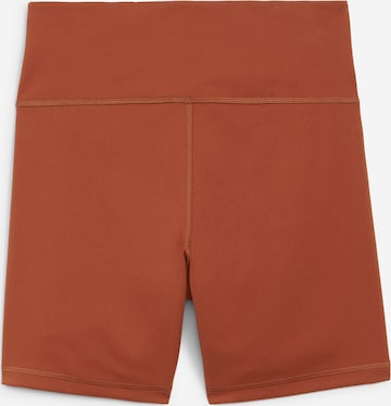 PUMA Skinny Športne hlače | rjava barva