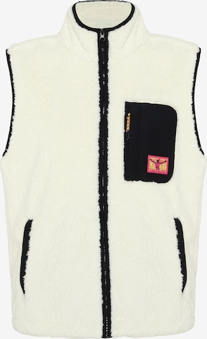 CHIEMSEE Vest ' aus kuscheligem Sherpa-Fleece ' in White: front
