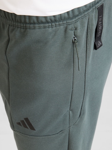 ADIDAS PERFORMANCE - Slimfit Calças de desporto 'Pump' em verde