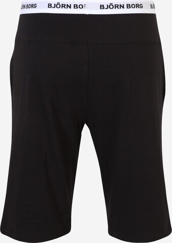 BJÖRN BORG Regular Workout Pants in Black