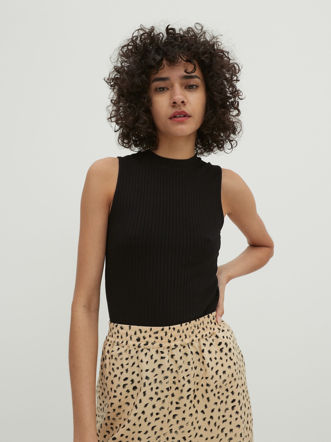 EDITED Produkte Top 'Naela' schwarz