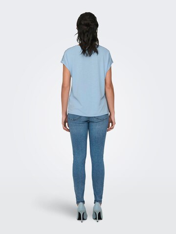 ONLY T-Shirt 'THEA' in Blau