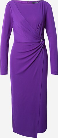 Lauren Ralph Lauren - Vestido de cocktail 'JACINTA' em roxo: frente