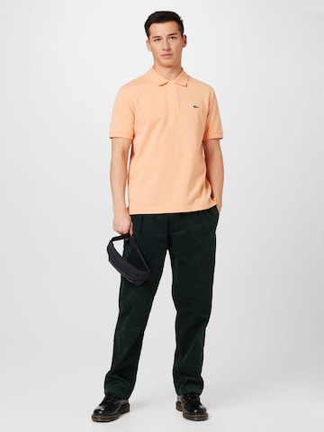oranžinė LACOSTE Priglundantis modelis Marškinėliai