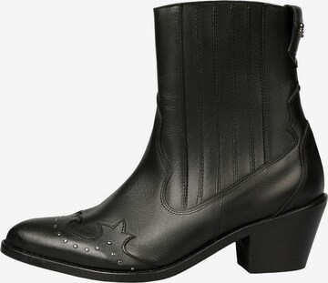 Scalpers Cowboy boot in Black: front