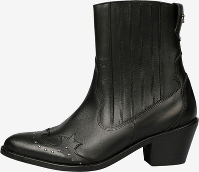 Scalpers Bottes de cowboy en noir / argent, Vue avec produit