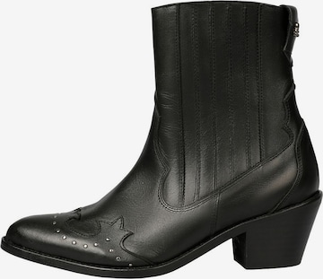 Scalpers Kavbojski škornji | črna barva: sprednja stran