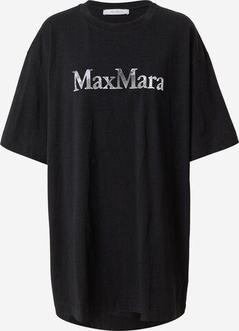 T-shirt 'KIRIN' Max Mara Leisure en noir : devant