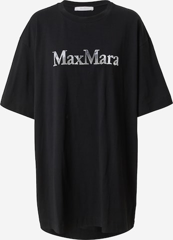 T-shirt 'KIRIN' Max Mara Leisure en noir : devant