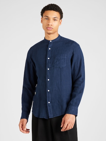 Coupe regular Chemise GANT en bleu : devant