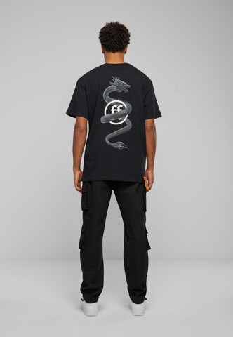 Forgotten Faces Shirt 'Dragon Tee' in Zwart