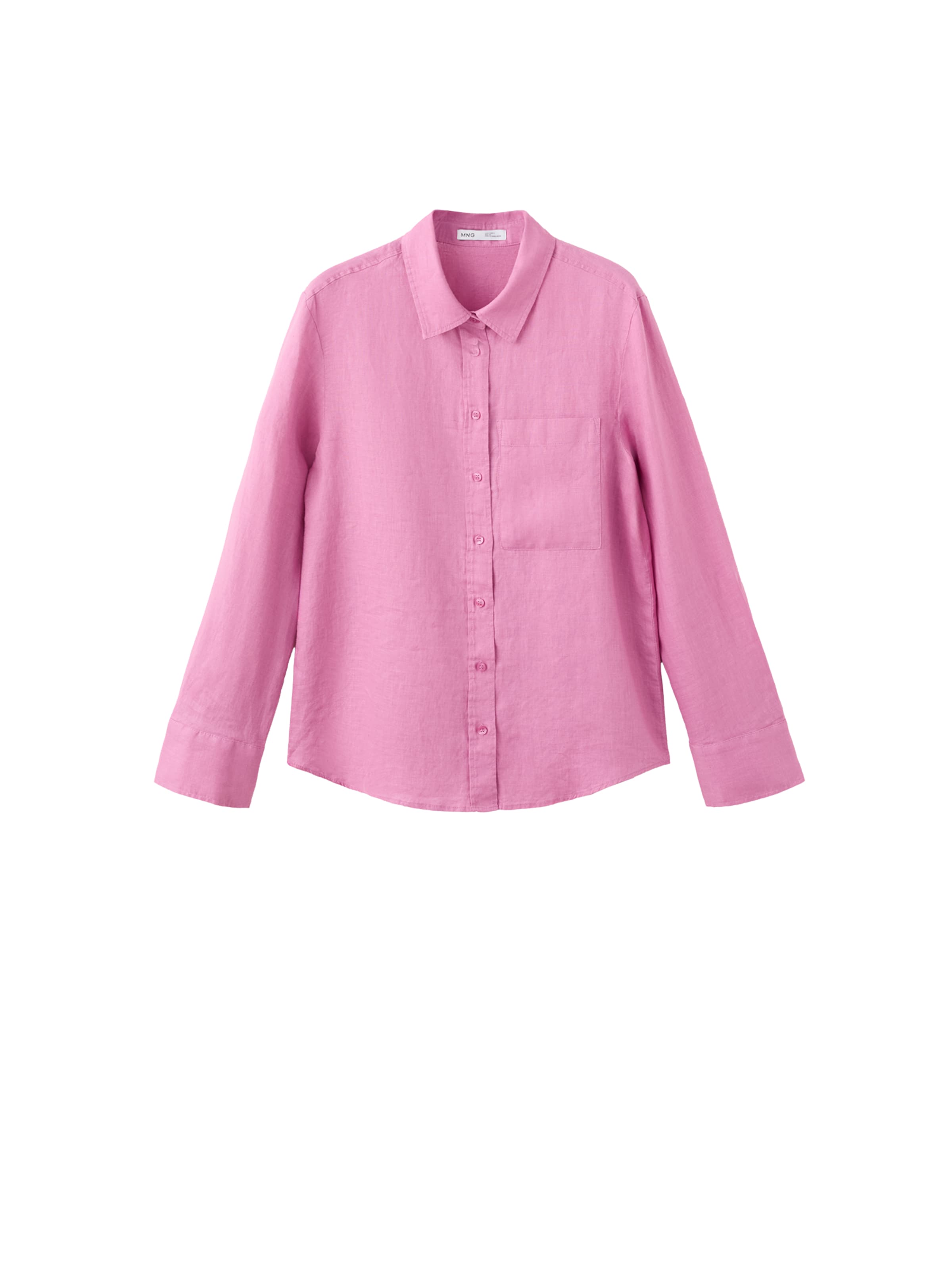 MANGO - Blusa en rosa: frente