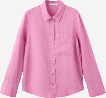 Camicia da donna di MANGO in rosa: frontale