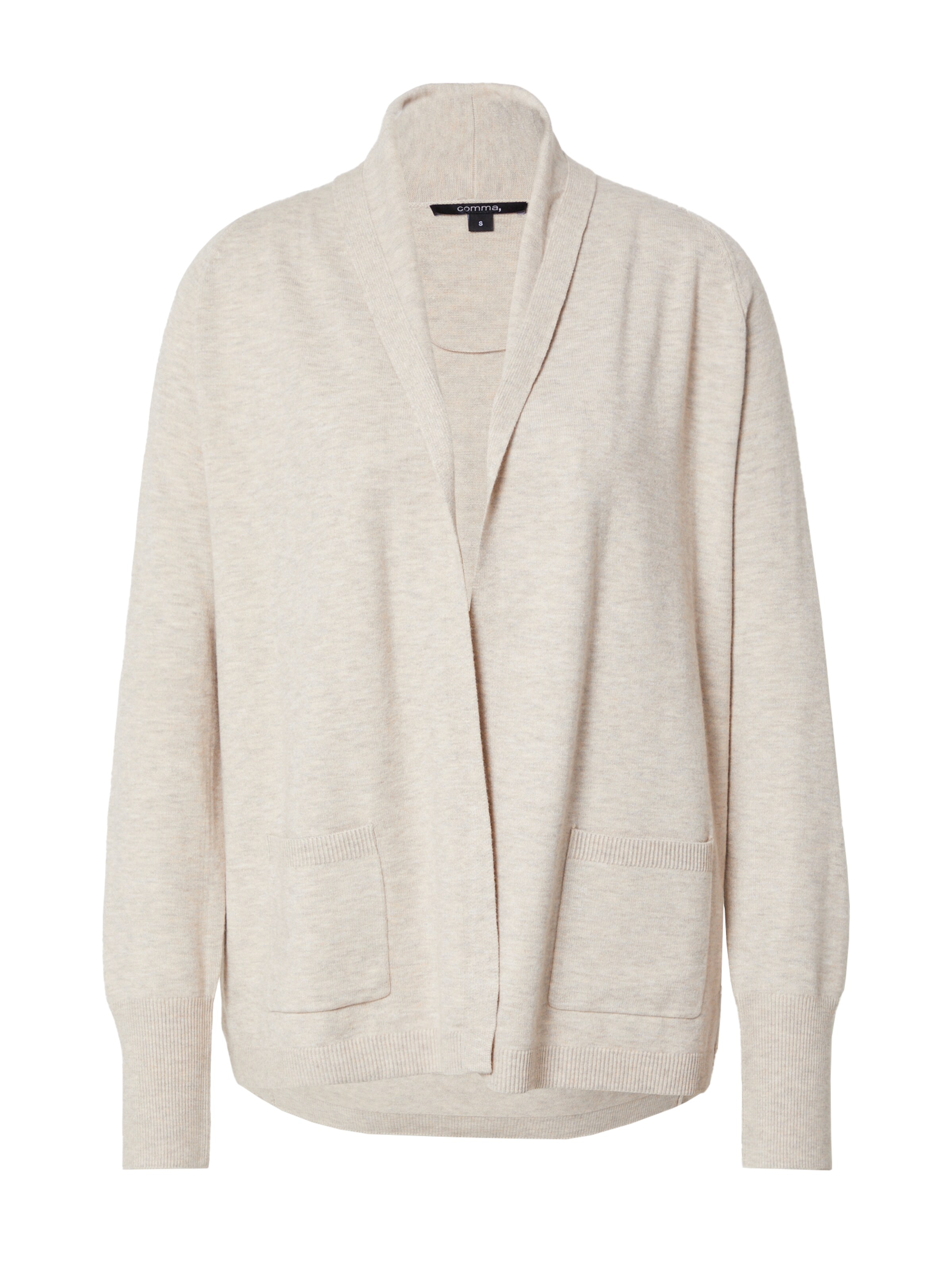 COMMA Strickjacke in Beige: Vorderseite
