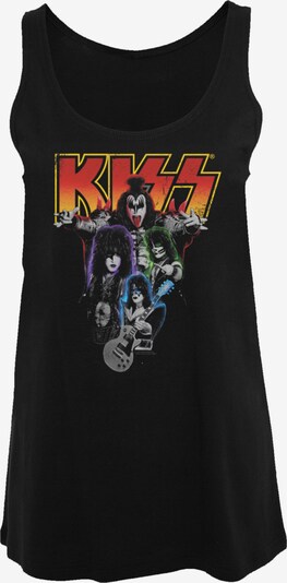 F4NT4STIC T-shirt 'Kiss Rock Band Neon' en mélange de couleurs / noir, Vue avec produit
