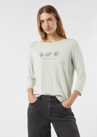 T-shirt COMMA en vert : devant