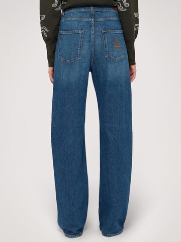 Trussardi Wide leg Jeans in Blauw