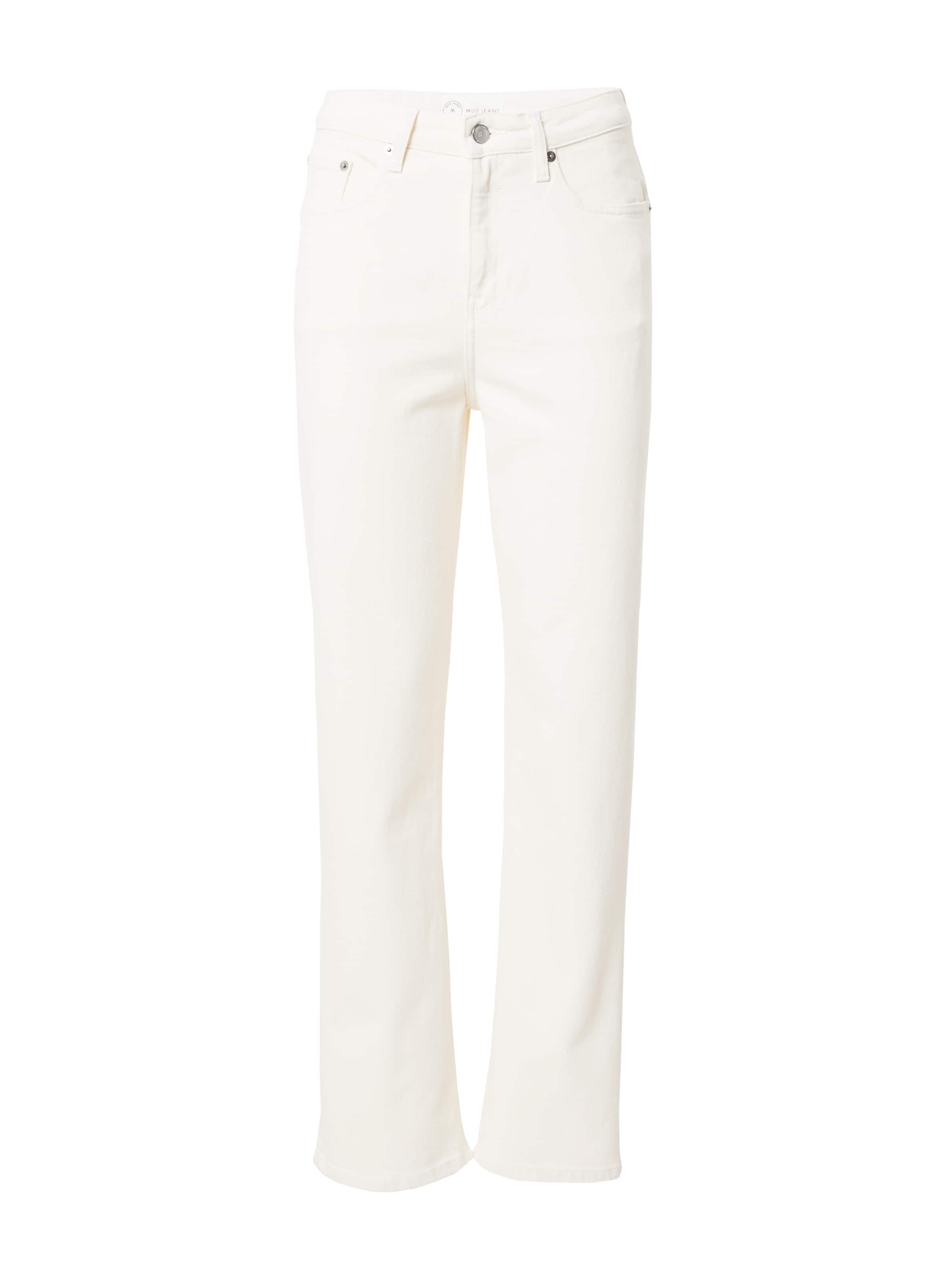 MUD Jeans Regular Jeans 'Rose' in White: front