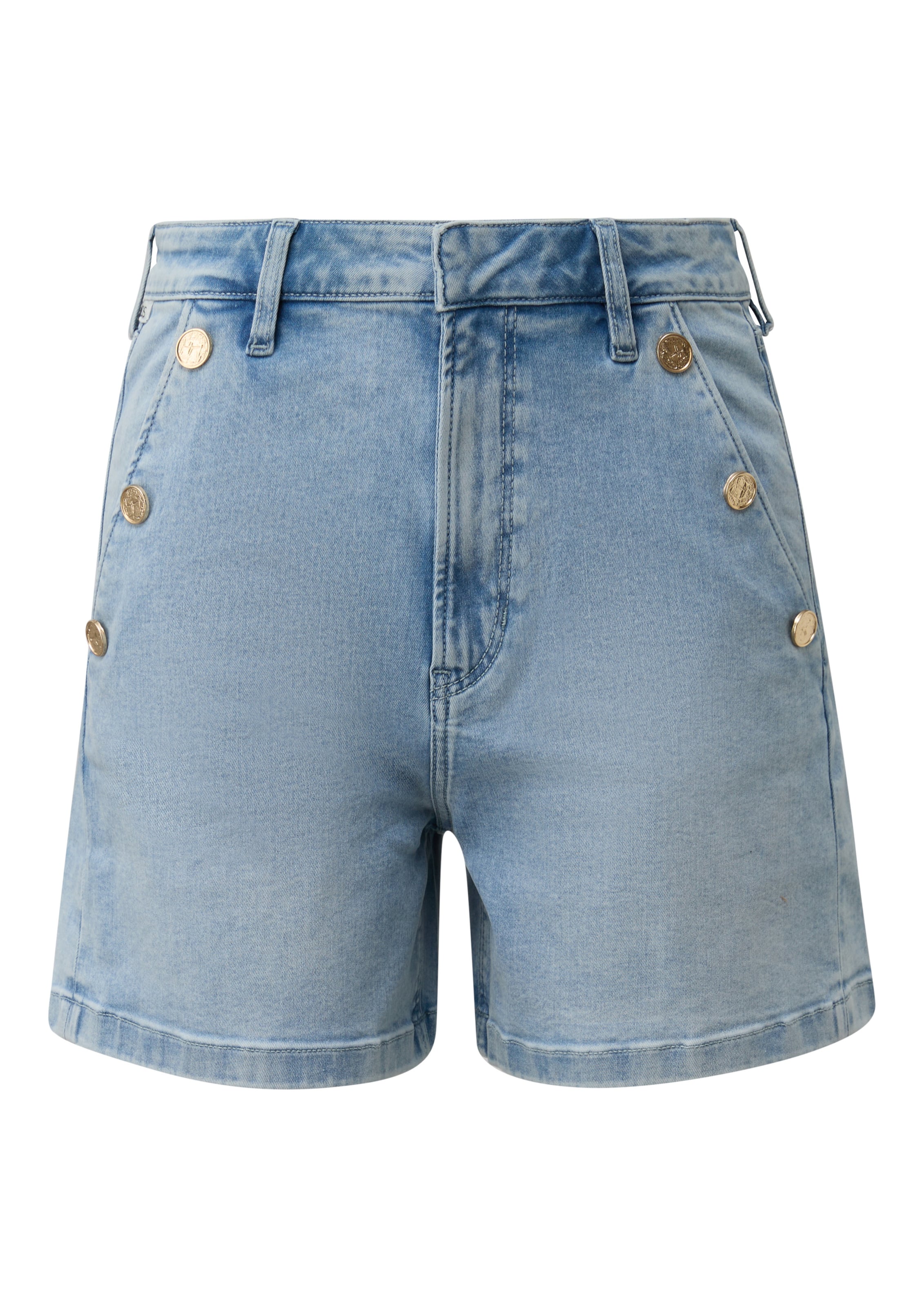 QS Shorts in Blau: Vorderseite
